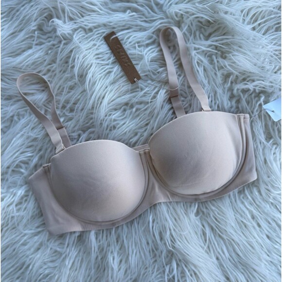 Skims Fits Everybody Strapless Bra Sand Size 38C - Picture 2 of 7